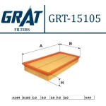 GRAT Hava Filtresi – 15105 / OEM 1J0129620