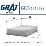 GRAT Hava Filtresi – 15105S / OEM 1J0129620A
