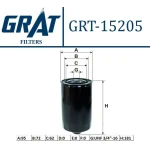 GRAT Yağ Filtresi – 15205 / OEM 74115561