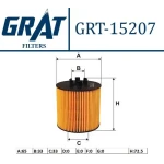 GRAT Yağ Filtresi – 15207 / OEM 03C115562
