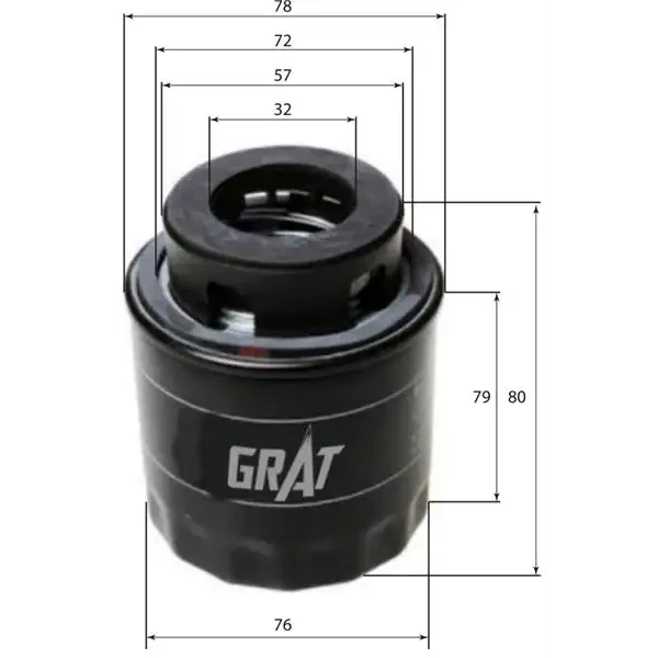 GRAT Yağ Filtresi – 15215 / OEM 03C115561B