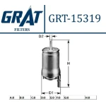 GRAT Yakıt Filtresi – 15319 / OEM 6Q0201051B