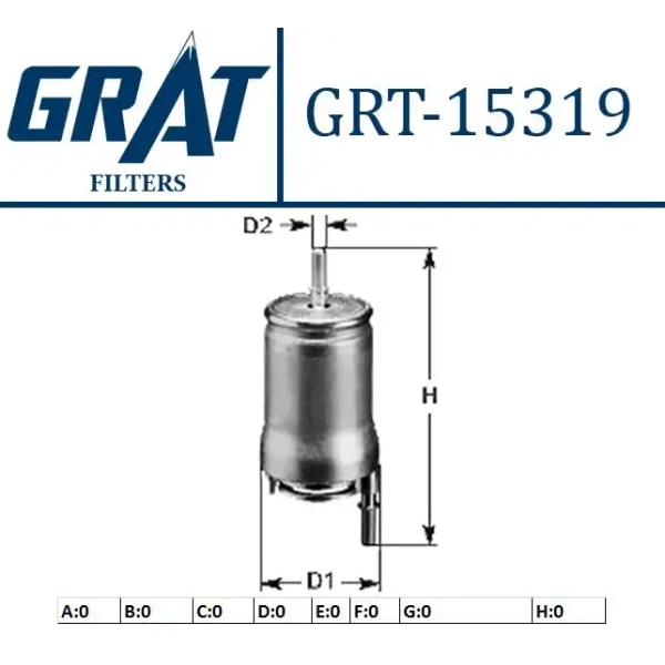 GRAT Yakıt Filtresi – 15319 / OEM 6Q0201051B