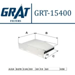 GRAT Polen Filtresi – 15400 / OEM 1K0819644B
