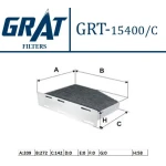 GRAT Polen Filtresi (Karbonlu) – 15400C / OEM 1K1819653B