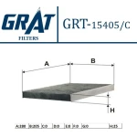 GRAT Polen Filtresi (Karbonlu) – 15405C / OEM 1J0819644A