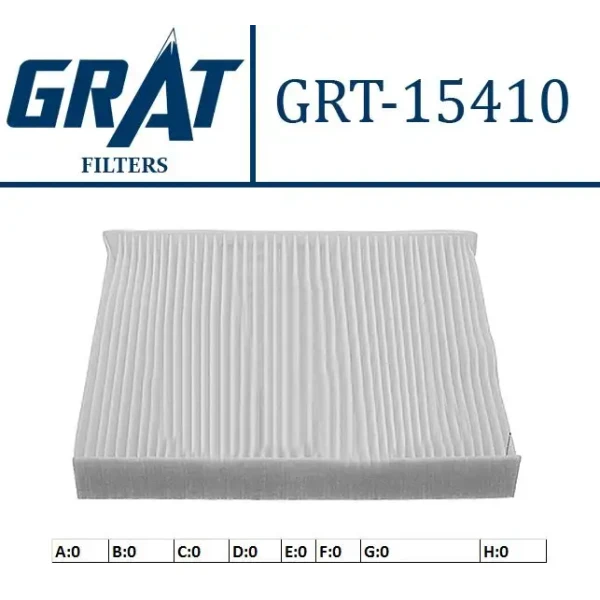 GRAT Polen Filtresi – 15410 / OEM 6R0820367