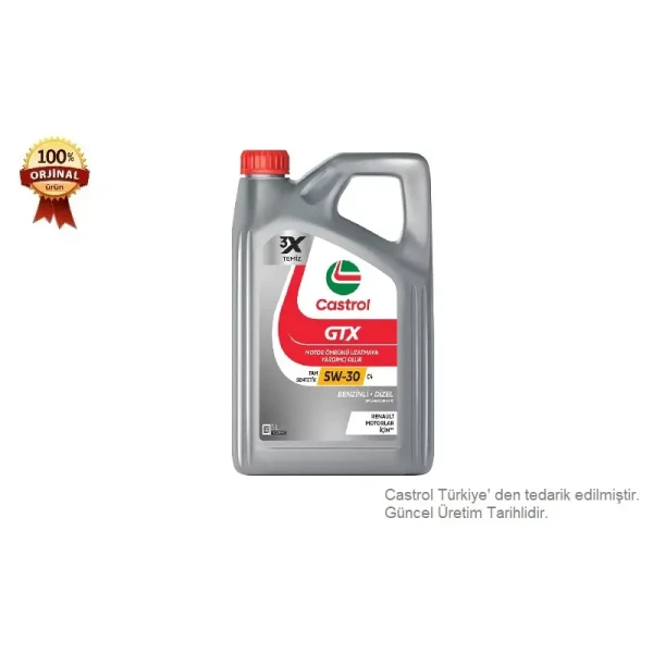 Castrol 5w30 Gtx – 15FFS8 / OEM 5 LITRE