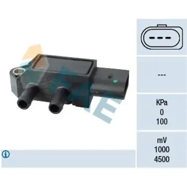 FAE Egzoz Basınç Sensörü – 16115 / OEM 04L131552AS