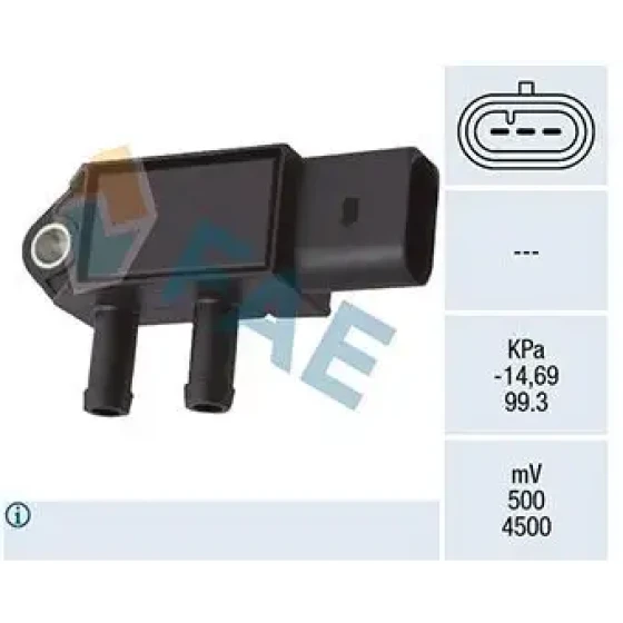 FAE Egzoz Basınç Sensörü – 16143 / OEM 04L906051 ürün görseli