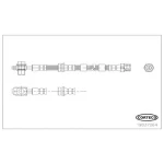 Corteco Ön Fren Hortumu – 19037264 / OEM 5Q0611701C