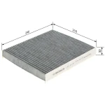 Bosch Polen Filtresi (Karbonlu) – 1987432357 / OEM JZW819653A