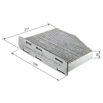 Bosch Polen Filtresi (Karbonlu) – 1987432397 / OEM JZW819653B