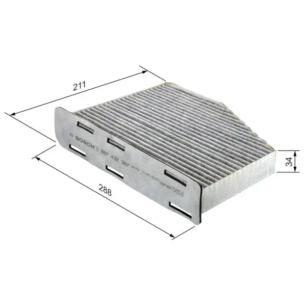 Bosch Polen Filtresi (Karbonlu) – 1987432397 / OEM JZW819653B