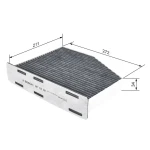 Bosch Polen Filtresi (Karbonlu) – 1987432597 / OEM 1K2819653A