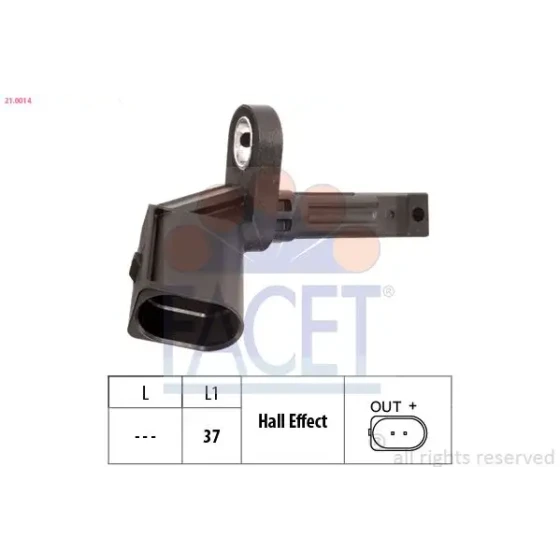 Facet ABS Hız Sensörü – 21.0014 / OEM 4E0927803D ürün görseli