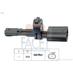 Facet ABS Hız Sensörü (Arka) – 21.0017 / OEM 2K0927807