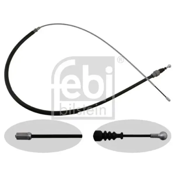FEBI El Fren Halatı (Arka) – 24412 / OEM 1K0 609 721 BE