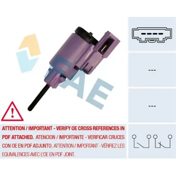 FAE Fren Müşürü – 24760 / OEM 1J0945511A ürün görseli