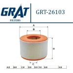 GRAT Hava Filtresi – 26103 / OEM 4G0133843K