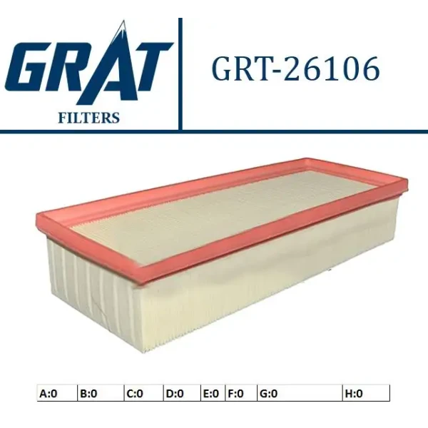 GRAT Hava Filtresi – 26106 / OEM 8R0133843K