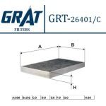 GRAT Polen Filtresi (Karbonlu) – 26401C / OEM 4B0819439