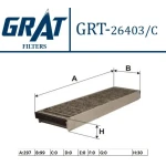 GRAT Polen Filtresi (Karbonlu) – 26403C / OEM 4F0898438A