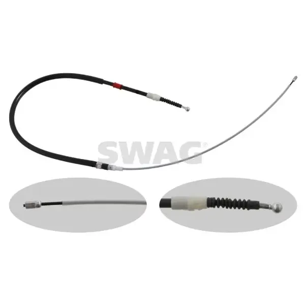 SWAG El Fren Halatı (Arka) – 30930727 / OEM 1K0 609 721 BB