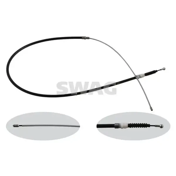 SWAG El Fren Halatı (Arka) – 30936349 / OEM 6R0609721C