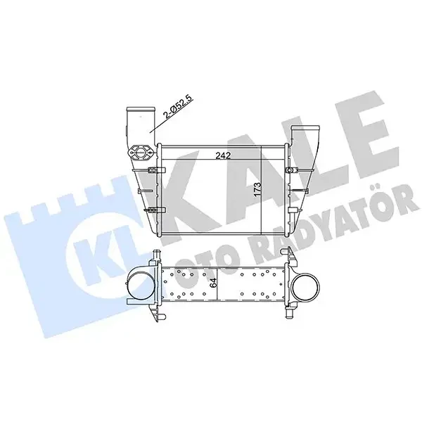 KALE Turbo Radyatörü – 341900 / OEM 058145805A