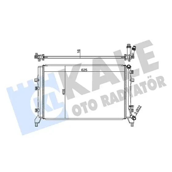 KALE Radyatör – 342220 / OEM 1K0121251BN ürün görseli