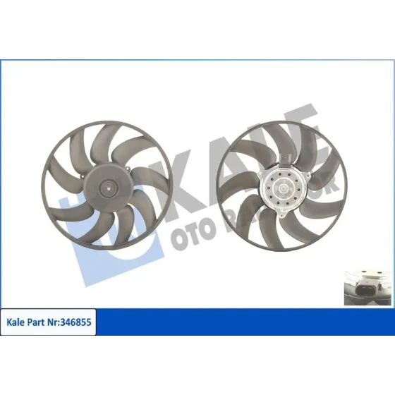 KALE Fan Motoru – 346855 / OEM 8K0959455C ürün görseli
