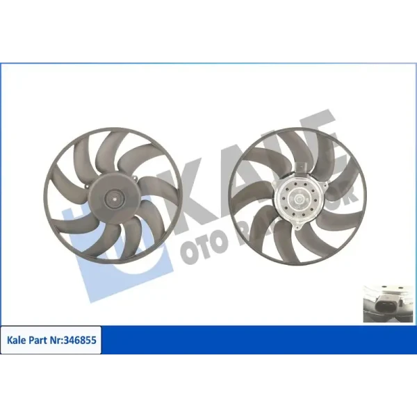 KALE Fan Motoru – 346855 / OEM 8K0959455C