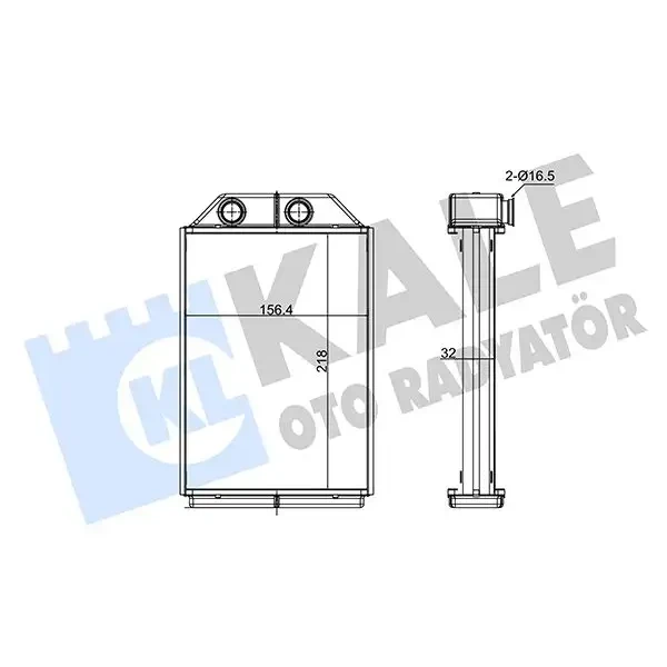 KALE Kalorifer Radyatörü – 352120 / OEM 4B1819031C