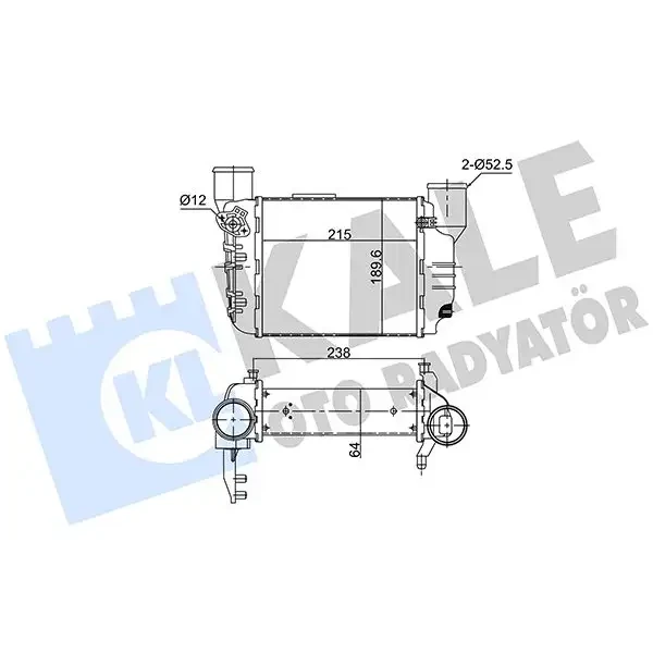 KALE Turbo Radyatörü – 352445 / OEM 8E0145805L