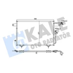 KALE Klima Radyatörü – 353040 / OEM 4A0260403AC