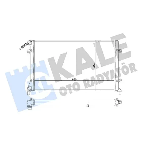KALE Radyatör – 356920 / OEM 1K0121251AP ürün görseli
