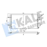 KALE Klima Radyatörü – 357770 / OEM 4G0260403N