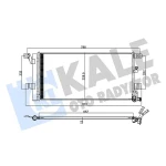KALE Klima Radyatörü – 357860 / OEM 8W0816411L