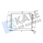KALE Klima Radyatörü – 357965 / OEM 5Q0816411AS