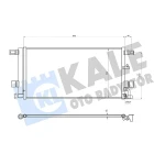KALE Klima Radyatörü – 361250 / OEM 8W0816421J