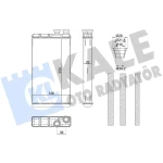 KALE Kalorifer Radyatörü – 370740 / OEM 8W0898037
