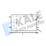 KALE Klima Radyatörü – 375300 / OEM 4F0260403P
