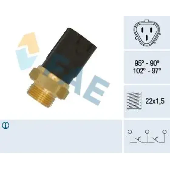 FAE Fan Müşürü – 38185 / OEM 1J0959481A ürün görseli