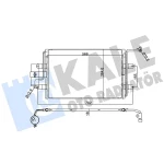KALE Klima Radyatörü – 390600 / OEM 1J0820411D