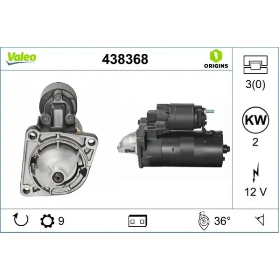 Valeo Marş Motoru – 438368 ürün görseli