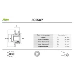Valeo Arka Aks Rulmanı – 502507