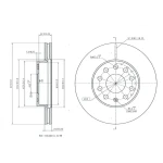 MGA Ön Fren Diski – 50469 / OEM 5Q0615301A