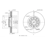 MGA Ön Fren Diski – 50572 / OEM 8E0615301R