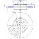 MGA Ön Fren Diski – 50582 / OEM 46401356